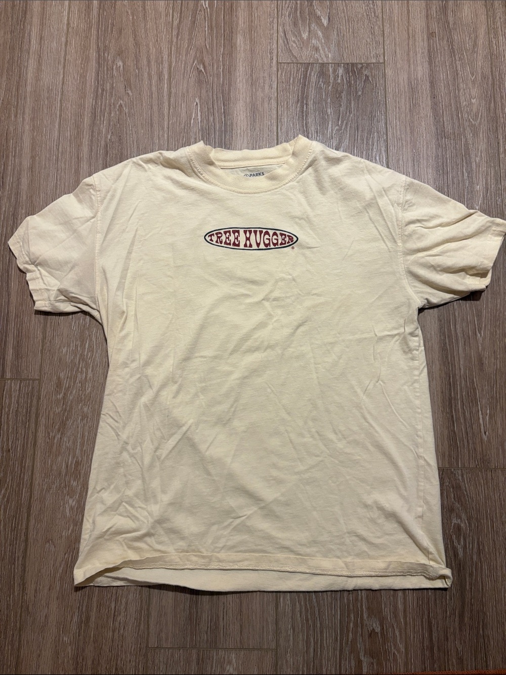 Parks Project Cream 'Tree Hugger' Short Sleeve Tee